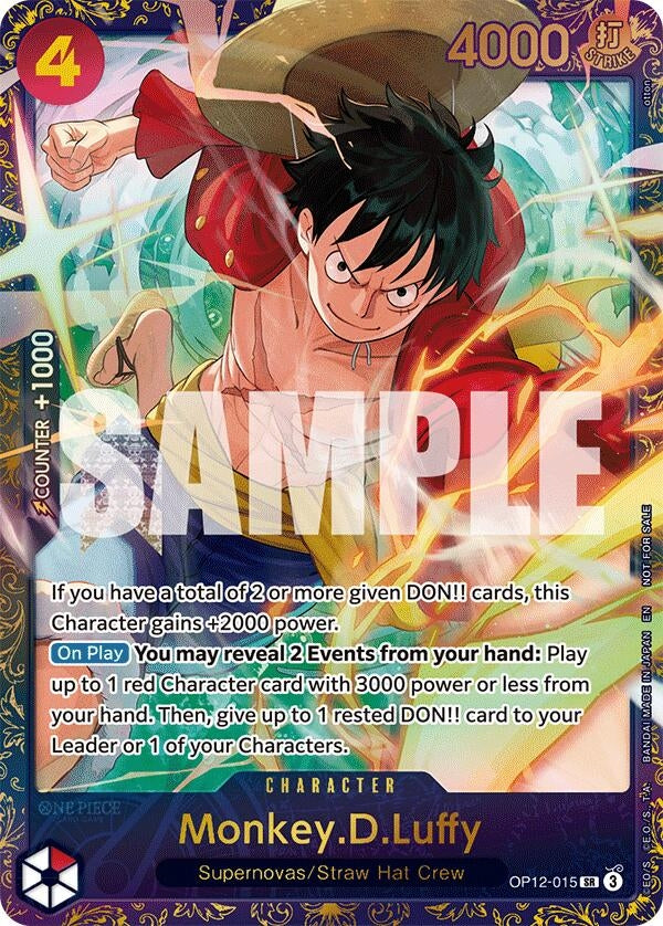 Image for Monkey.D.Luffy (Treasure Cup 2025) (OP12-015) - One Piece Card Game