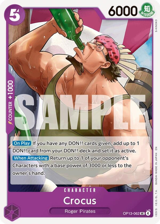 Image for Crocus (OP13-062) (Carrying On His Will) - One Piece Card Game