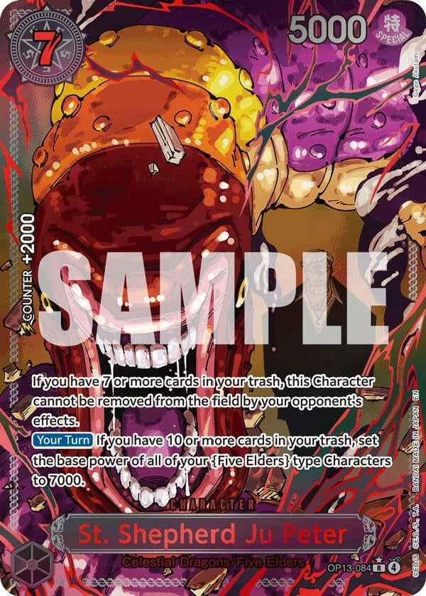 Image for St. Shepherd Ju Peter (Parallel) (OP13-084) (Carrying On His Will) - One Piece Card Game