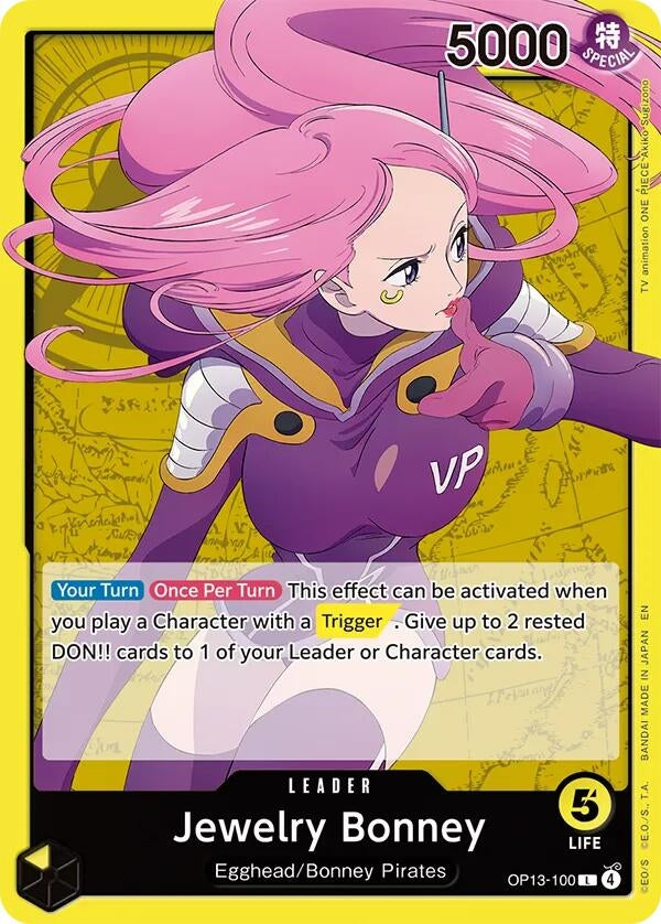Image for Jewelry Bonney (100) (OP13-100) (Carrying On His Will) - One Piece Card Game