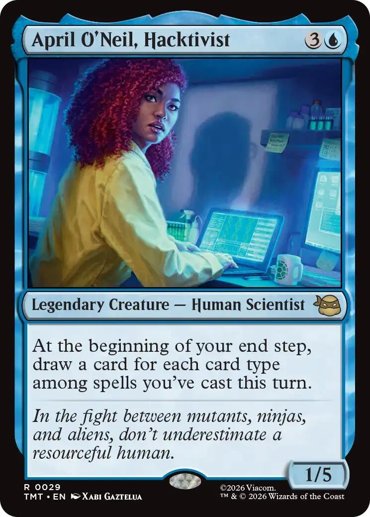 April O'Neil, Hacktivist (29) (Teenage Mutant Ninja Turtles)