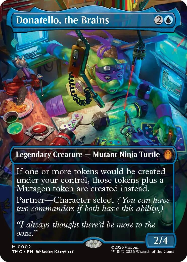Image for Donatello, the Brains (Borderless) (2) - Magic: The Gathering