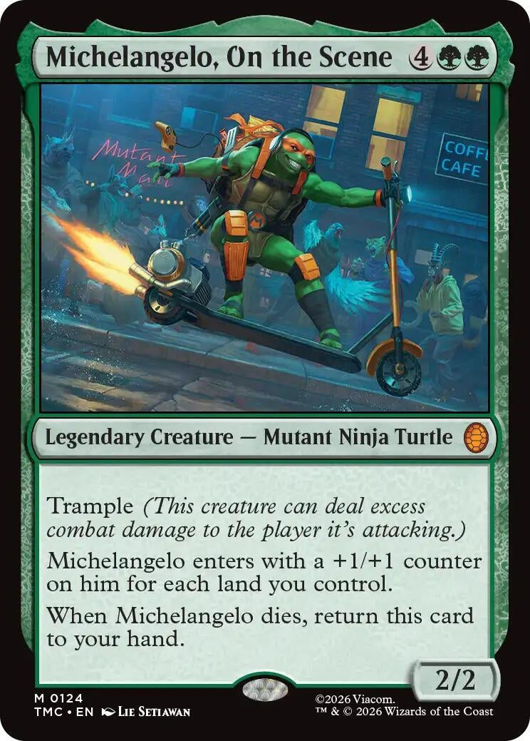 Image for Michelangelo, On the Scene (124) - Magic: The Gathering