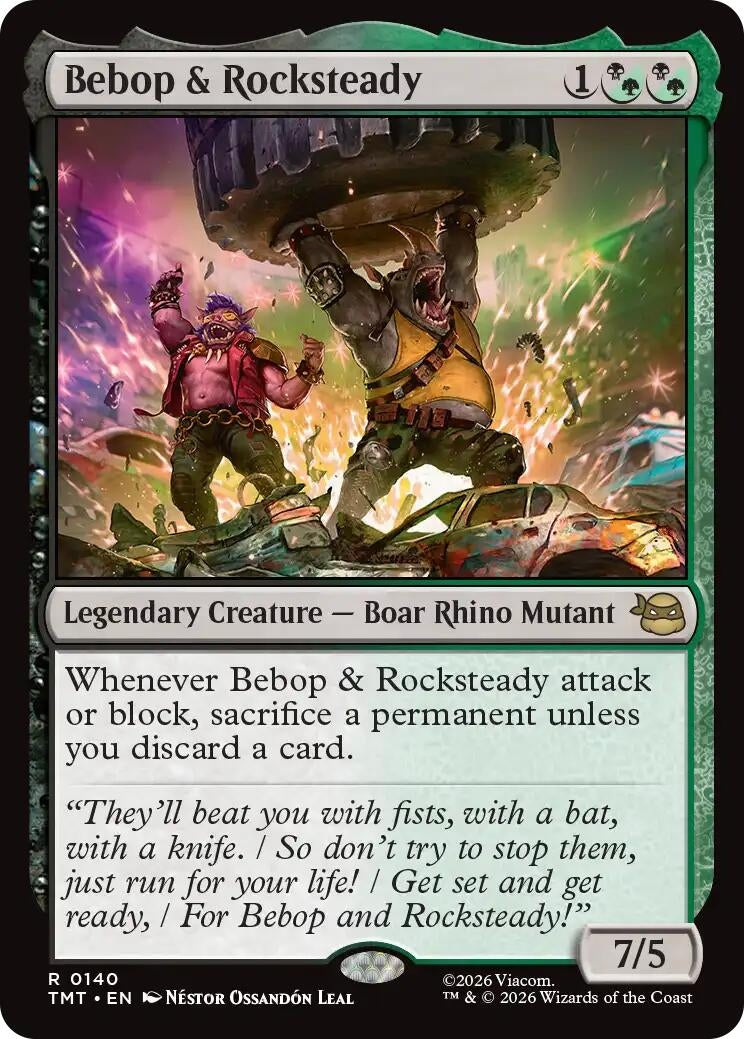 Image for Bebop & Rocksteady (140) - Magic: The Gathering