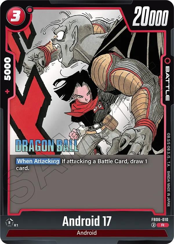Image for Android 17 - FB06-010 (FB06-010) (Manga Booster 02) - Dragon Ball Super: Fusion World