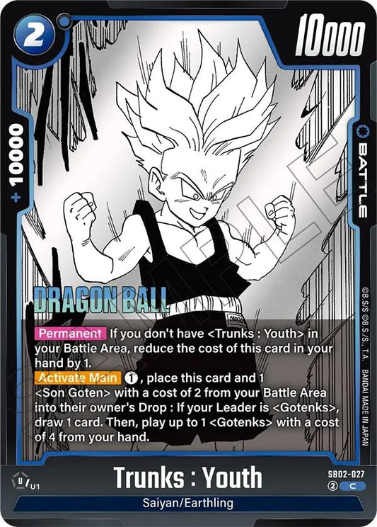Image for Trunks : Youth (SB02-027) (Manga Booster 02) - Dragon Ball Super: Fusion World