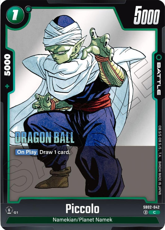 Image for Piccolo - SB02-042 (SB02-042) (Manga Booster 02) - Dragon Ball Super: Fusion World