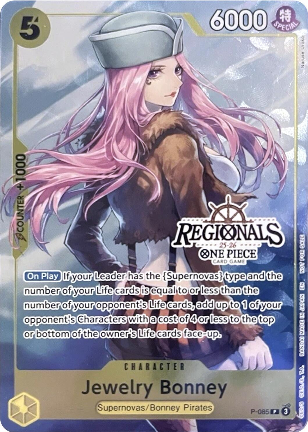 Image for Jewelry Bonney (CS 25-26 Regionals Textured Chase Promo) (P-085) - One Piece Card Game