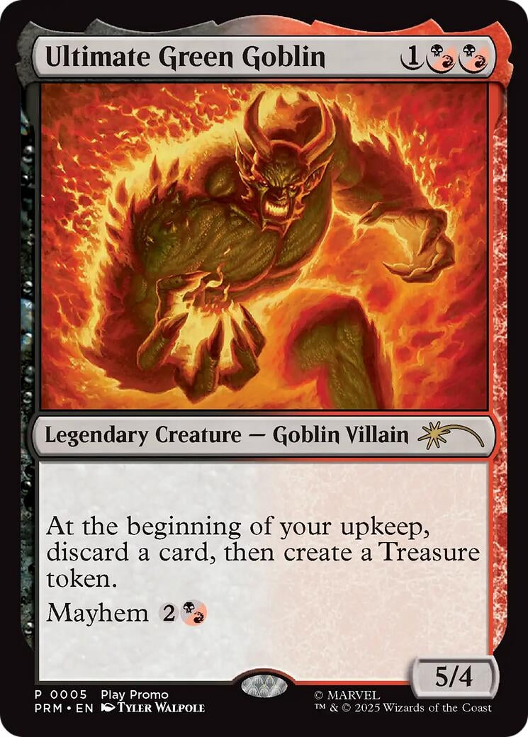 Image for Ultimate Green Goblin (5) - Magic: The Gathering
