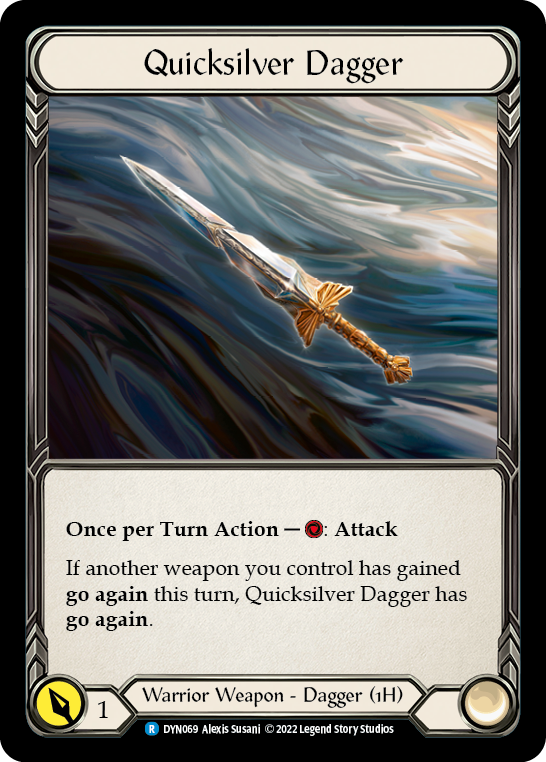 Quicksilver Dagger [DYN069] (Dynasty)  Cold Foil | Red Riot Games CA