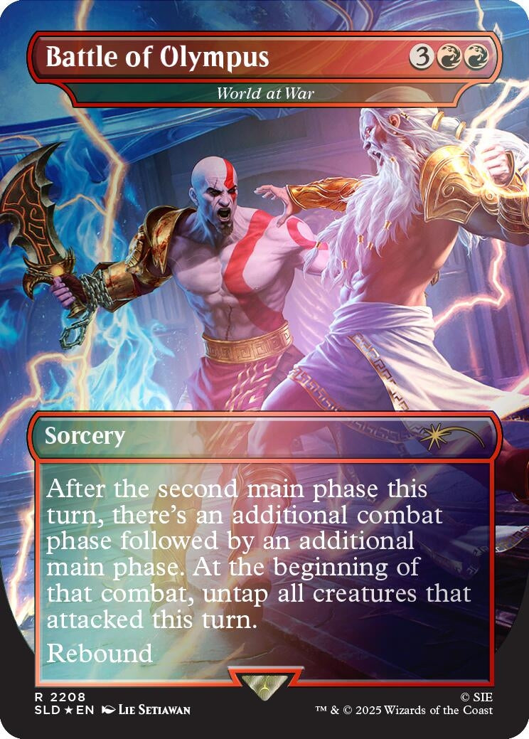 Image for Battle of Olympus - World at War (Rainbow Foil) (2208) - Magic: The Gathering