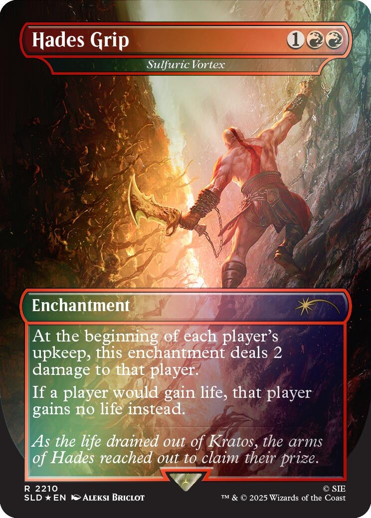 Image for Hades Grip - Sulfuric Vortex (Rainbow Foil) (2210) - Magic: The Gathering
