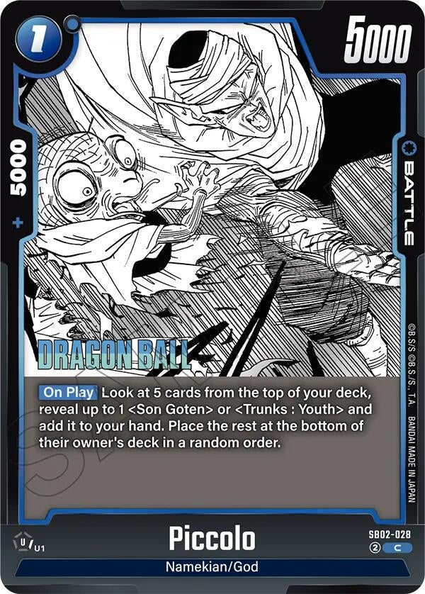Image for Piccolo - SB02-028 (SB02-028) (Manga Booster 02) - Dragon Ball Super: Fusion World