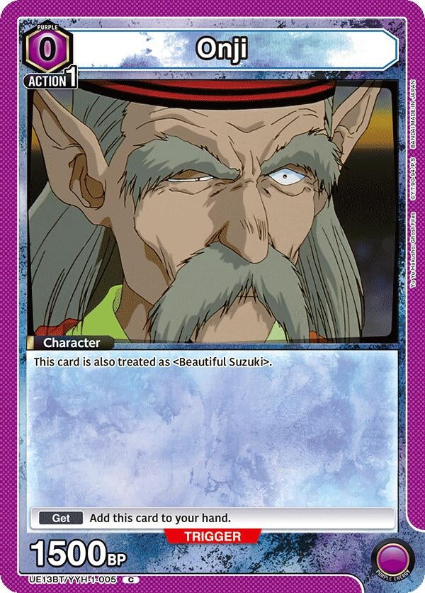 Image for Onji (UE13BT/YYH-1-005) (UE13BT: Yu Yu Hakusho: Ghost Files) - Union Arena