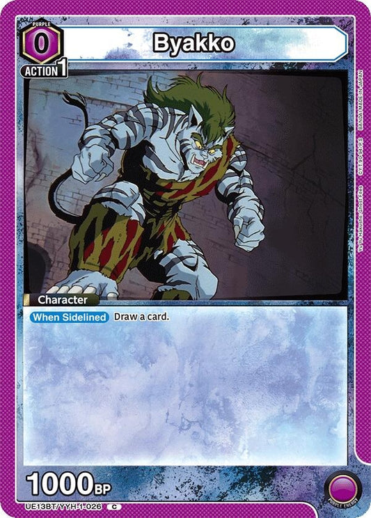 Image for Byakko (UE13BT/YYH-1-026) (UE13BT: Yu Yu Hakusho: Ghost Files) - Union Arena