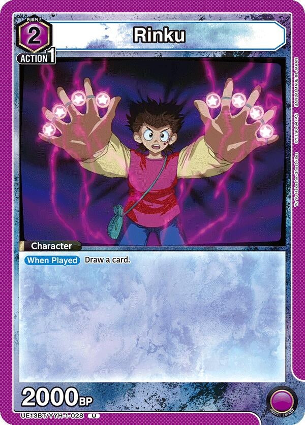 Image for Rinku (UE13BT/YYH-1-028) (UE13BT: Yu Yu Hakusho: Ghost Files) - Union Arena