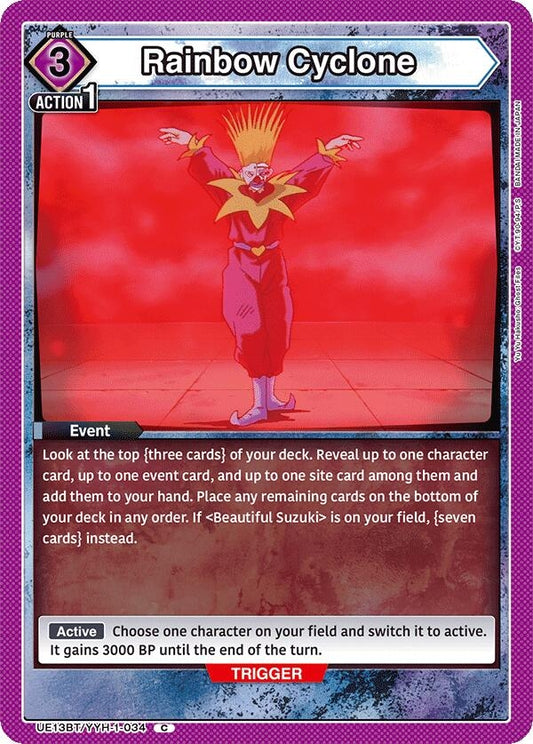 Image for Rainbow Cyclone (UE13BT/YYH-1-034) (UE13BT: Yu Yu Hakusho: Ghost Files) - Union Arena