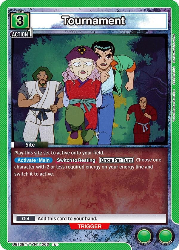 Image for Tournament (UE13BT/YYH-1-063) (UE13BT: Yu Yu Hakusho: Ghost Files) - Union Arena