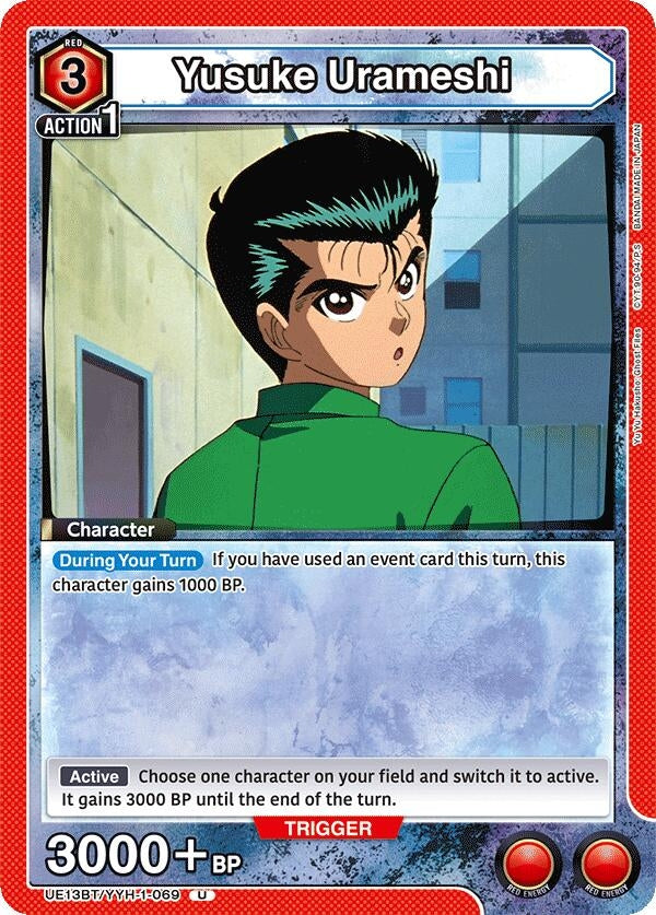 Image for Yusuke Urameshi (069) (UE13BT/YYH-1-069) (UE13BT: Yu Yu Hakusho: Ghost Files) - Union Arena