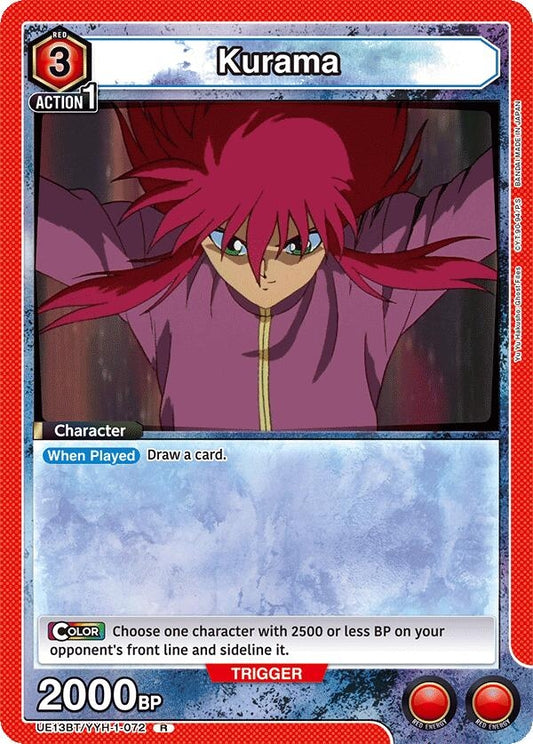 Image for Kurama (072) (UE13BT/YYH-1-072) (UE13BT: Yu Yu Hakusho: Ghost Files) - Union Arena