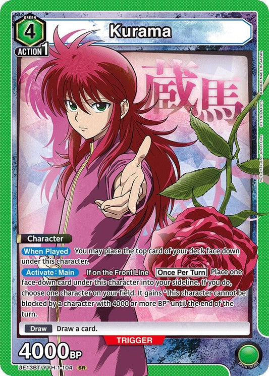 Image for Kurama (104) (UE13BT/YYH-1-104) (UE13BT: Yu Yu Hakusho: Ghost Files) - Union Arena