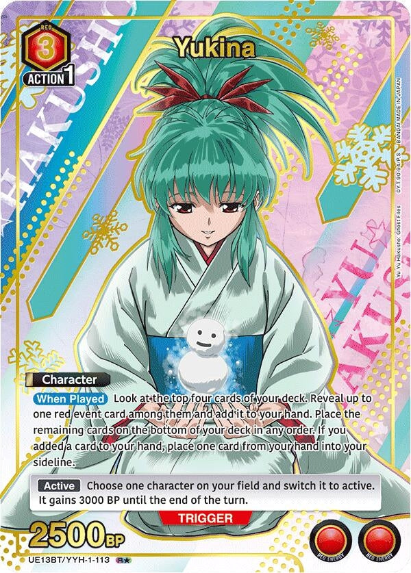 Yukina (113) (R*) (UE13BT/YYH-1-113) (UE13BT: Yu Yu Hakusho: Ghost Files)
