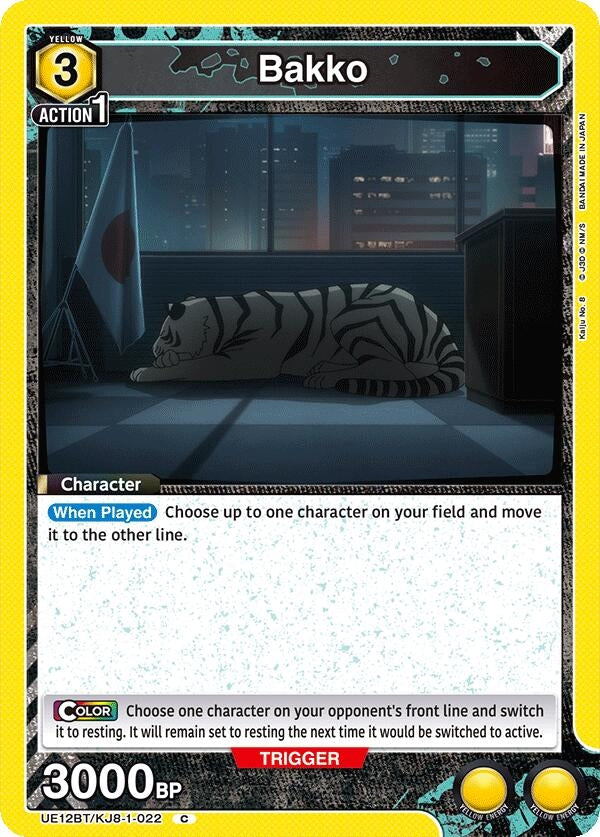 Image for Bakko (022) (UE12BT/KJ8-1-022) (UE12BT: Kaiju No. 8) - Union Arena