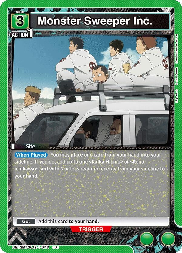 Image for Monster Sweeper Inc. (UE12BT/KJ8-1-073) (UE12BT: Kaiju No. 8) - Union Arena