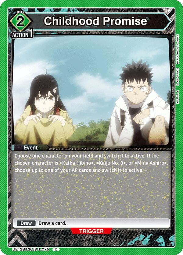 Image for Childhood Promise (UE12BT/KJ8-1-075) (UE12BT: Kaiju No. 8) - Union Arena