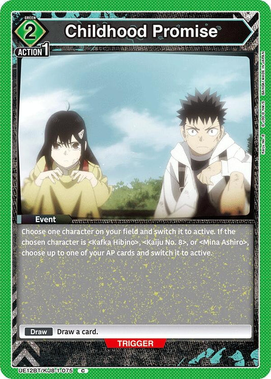 Image for Childhood Promise (UE12BT/KJ8-1-075) (UE12BT: Kaiju No. 8) - Union Arena