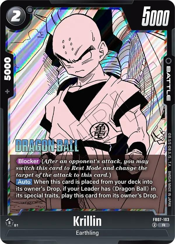 Image for Krillin - FB07-103 (FB07-103) (Manga Booster 02) - Dragon Ball Super: Fusion World