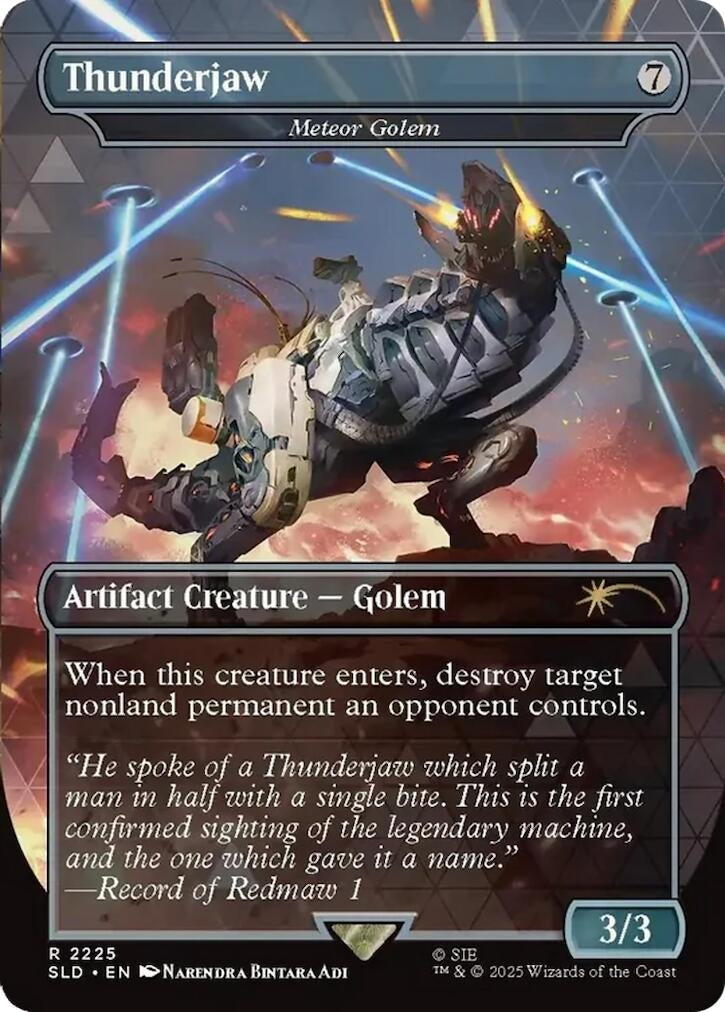 Image for Thunderjaw - Meteor Golem (2225) - Magic: The Gathering