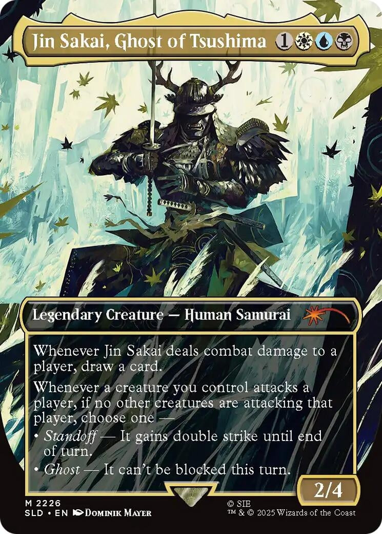 Image for Jin Sakai, Ghost of Tsushima (2226) - Magic: The Gathering