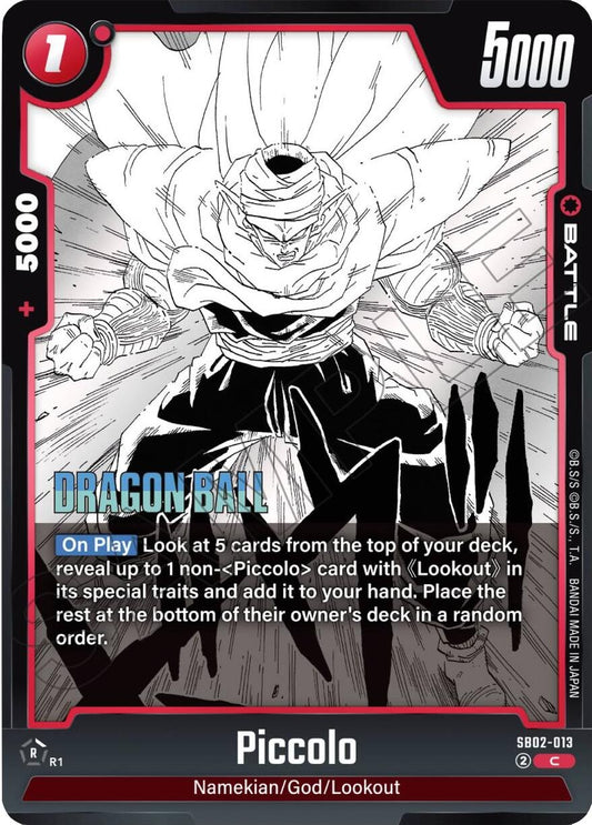 Image for Piccolo - SB02-013 (SB02-013) (Manga Booster 02) - Dragon Ball Super: Fusion World