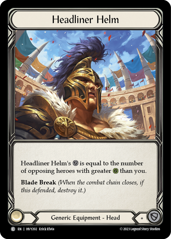 Headliner Helm [HVY202] (Heavy Hitters) | Red Riot Games CA