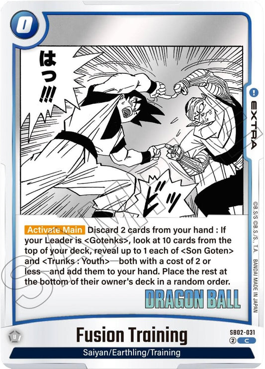 Image for Fusion Training (SB02-031) (Manga Booster 02) - Dragon Ball Super: Fusion World