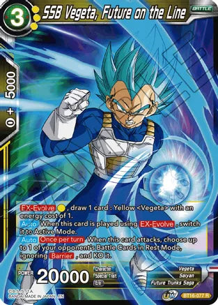 SSB Vegeta, Future on the Line (BT16-077) [Realm of the Gods] | Red Riot Games CA