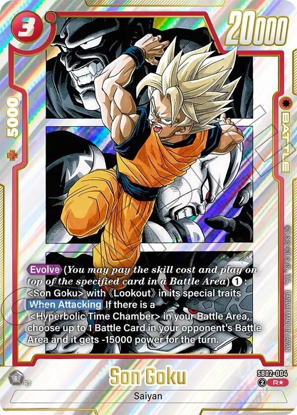 Image for Son Goku - SB02-004 (Alternate Art) (SB02-004) (Manga Booster 02) - Dragon Ball Super: Fusion World