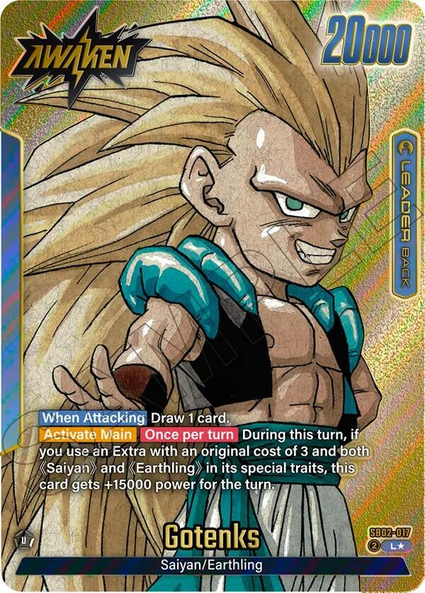 Image for Gotenks - SB02-017 (Gold) (SB02-017) (Manga Booster 02) - Dragon Ball Super: Fusion World
