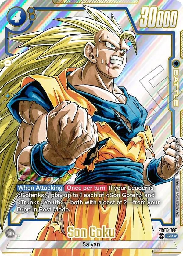 Image for Son Goku - SB02-023 (Alternate Art) (SB02-023) (Manga Booster 02) - Dragon Ball Super: Fusion World