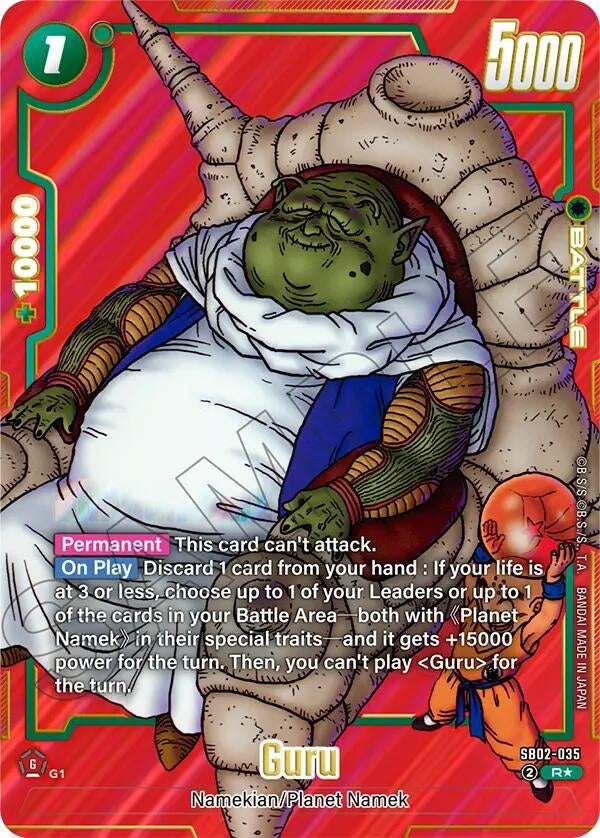 Image for Guru (Alternate Art) (SB02-035) (Manga Booster 02) - Dragon Ball Super: Fusion World