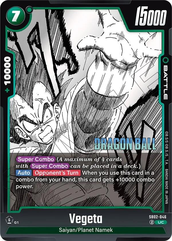 Image for Vegeta - SB02-046 (SB02-046) (Manga Booster 02) - Dragon Ball Super: Fusion World