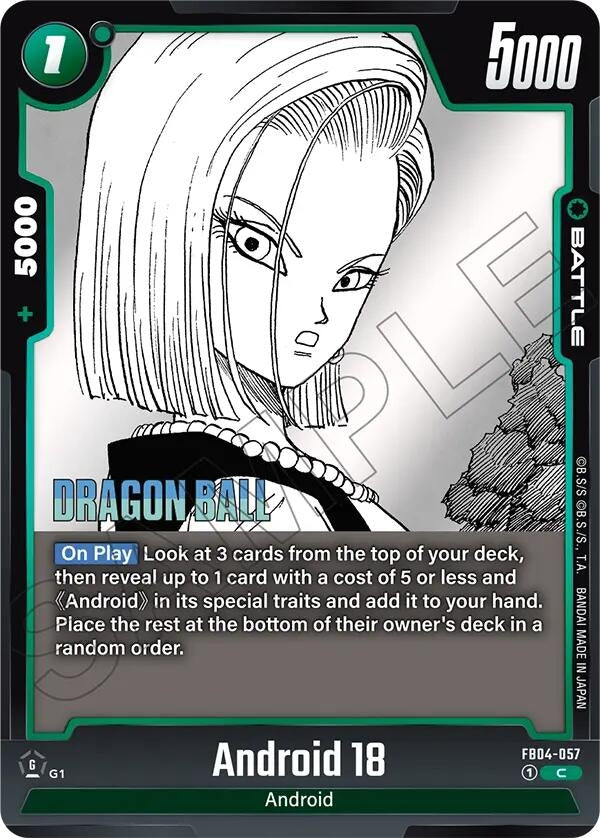 Image for Android 18 (FB04-057) (Manga Booster 02) - Dragon Ball Super: Fusion World