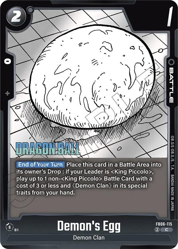 Image for Demon's Egg (FB06-115) (Manga Booster 02) - Dragon Ball Super: Fusion World