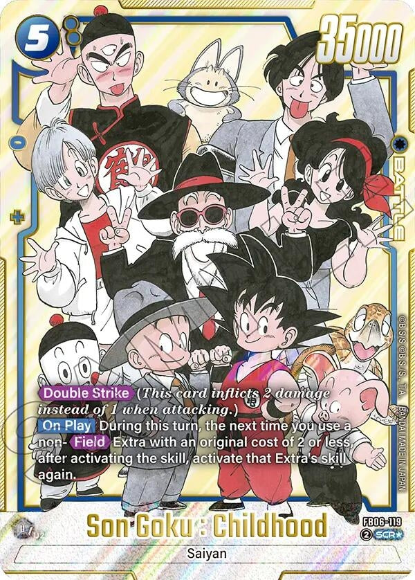 Image for Son Goku : Childhood - FB06-119 (FB06-119) (Manga Booster 02) - Dragon Ball Super: Fusion World