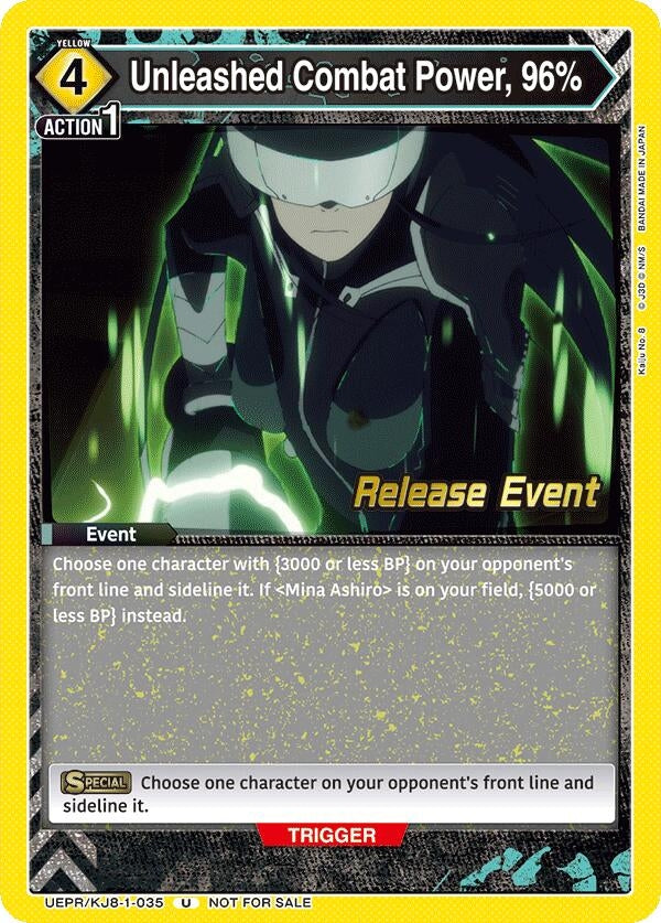 Image for Unleashed Combat Power, 96% (UEPR/KJ8-1-035) - Union Arena
