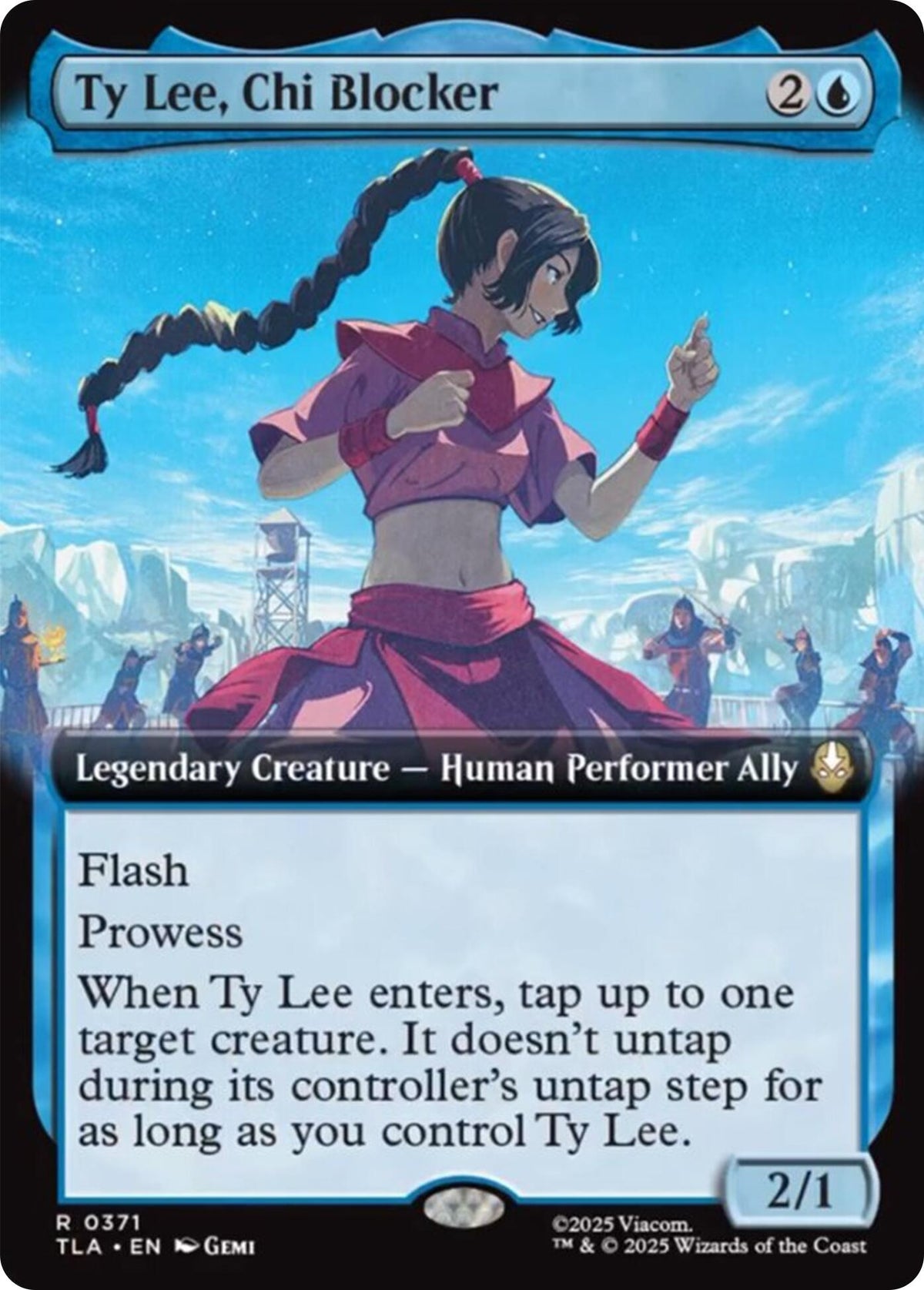 Image for Ty Lee, Chi Blocker (Extended Art) (371) (Avatar: The Last Airbender) - Magic: The Gathering
