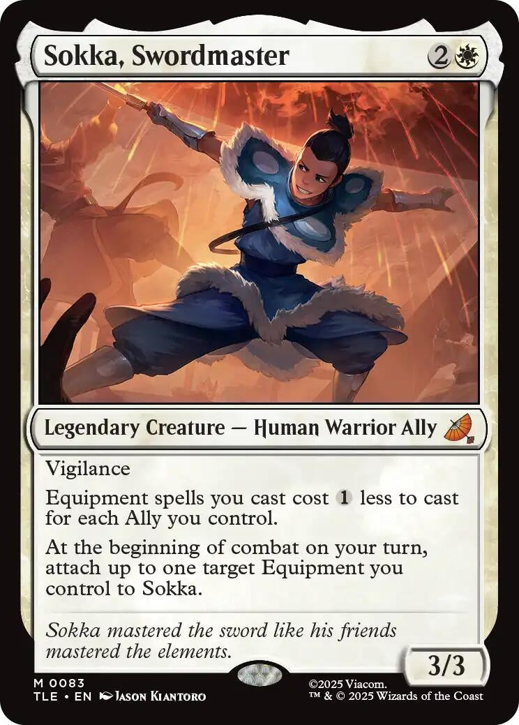 Image for Sokka, Swordmaster (83) - Magic: The Gathering