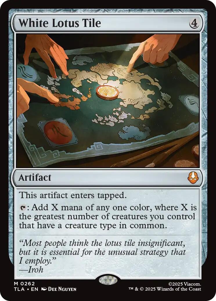 Image for White Lotus Tile (262) (Avatar: The Last Airbender) - Magic: The Gathering