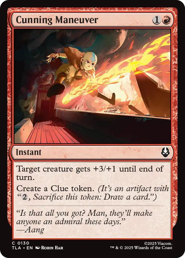 Image for Cunning Maneuver (130) (Avatar: The Last Airbender) - Magic: The Gathering